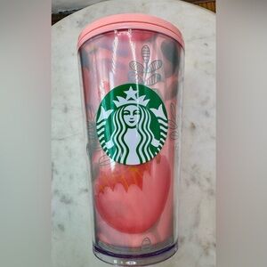 Starbucks 2020 Spring Pink Floral Cold Cup Tumbler – 16 oz